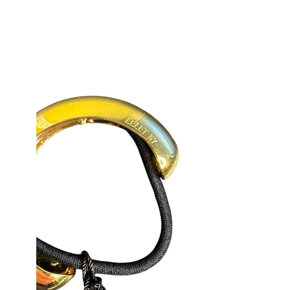 Lelet NY NWT Glossy Arch Pony in Gold - Picture 7 of 7